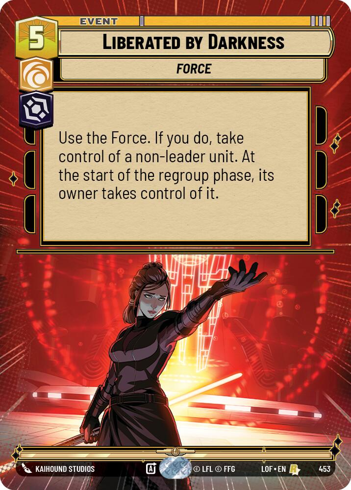Liberated by Darkness (453) (Hyperspace) (453) [Legends of the Force] | Exor Games New Glasgow