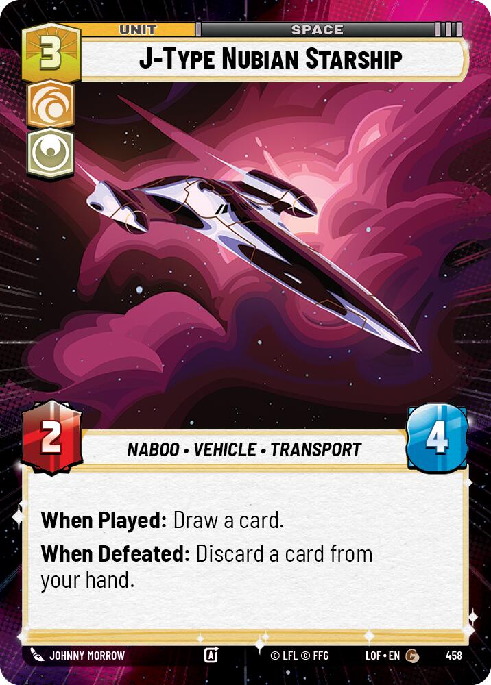 J-Type Nubian Starship (458) (Hyperspace) (458) [Legends of the Force] | Exor Games New Glasgow
