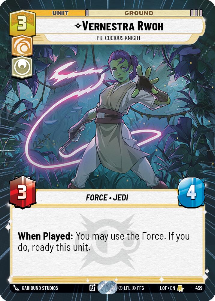 Vernestra Rwoh - Precocious Knight (459) (Hyperspace) (459) [Legends of the Force] | Exor Games New Glasgow