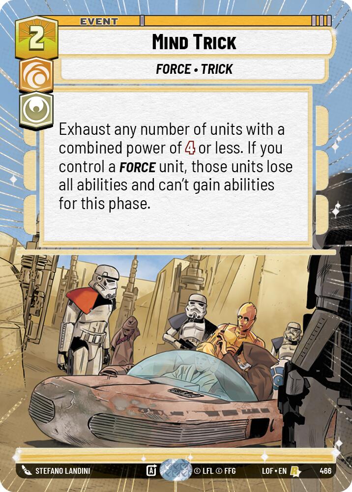 Mind Trick (466) (Hyperspace) (466) [Legends of the Force] | Exor Games New Glasgow