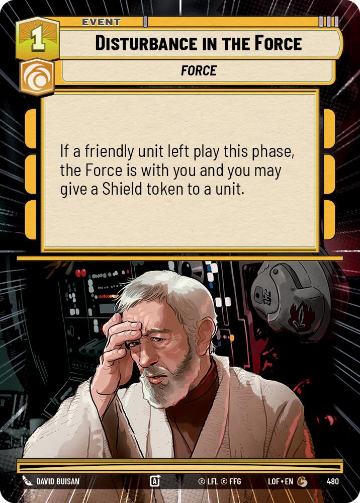 Disturbance in the Force (480) (Hyperspace) (480) [Legends of the Force] | Exor Games New Glasgow