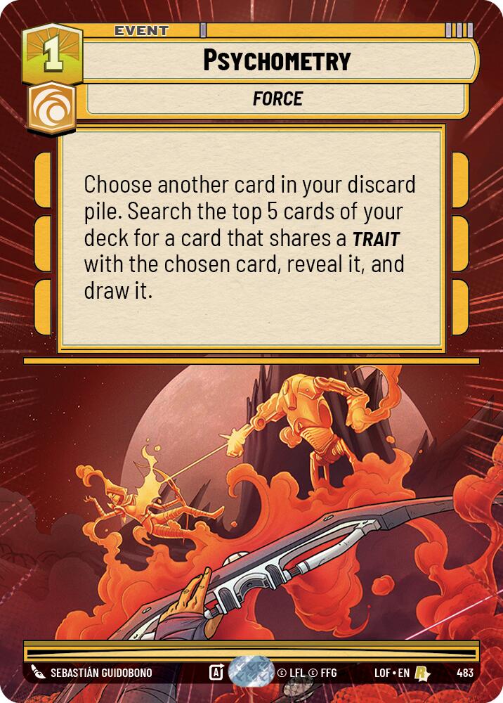 Psychometry (483) (Hyperspace) (483) [Legends of the Force] | Exor Games New Glasgow