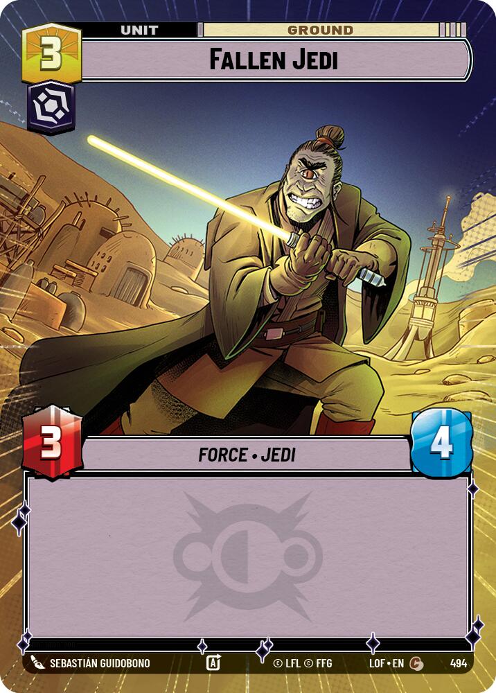 Fallen Jedi (494) (Hyperspace) (494) [Legends of the Force] | Exor Games New Glasgow