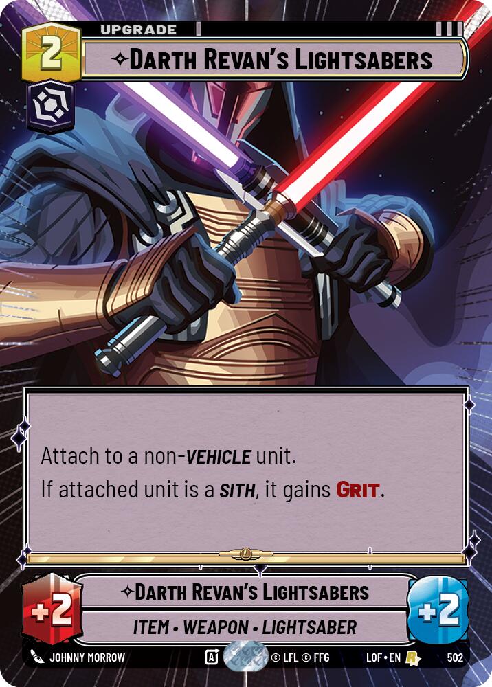 Darth Revan's Lightsabers (502) (Hyperspace) (502) [Legends of the Force] | Exor Games New Glasgow