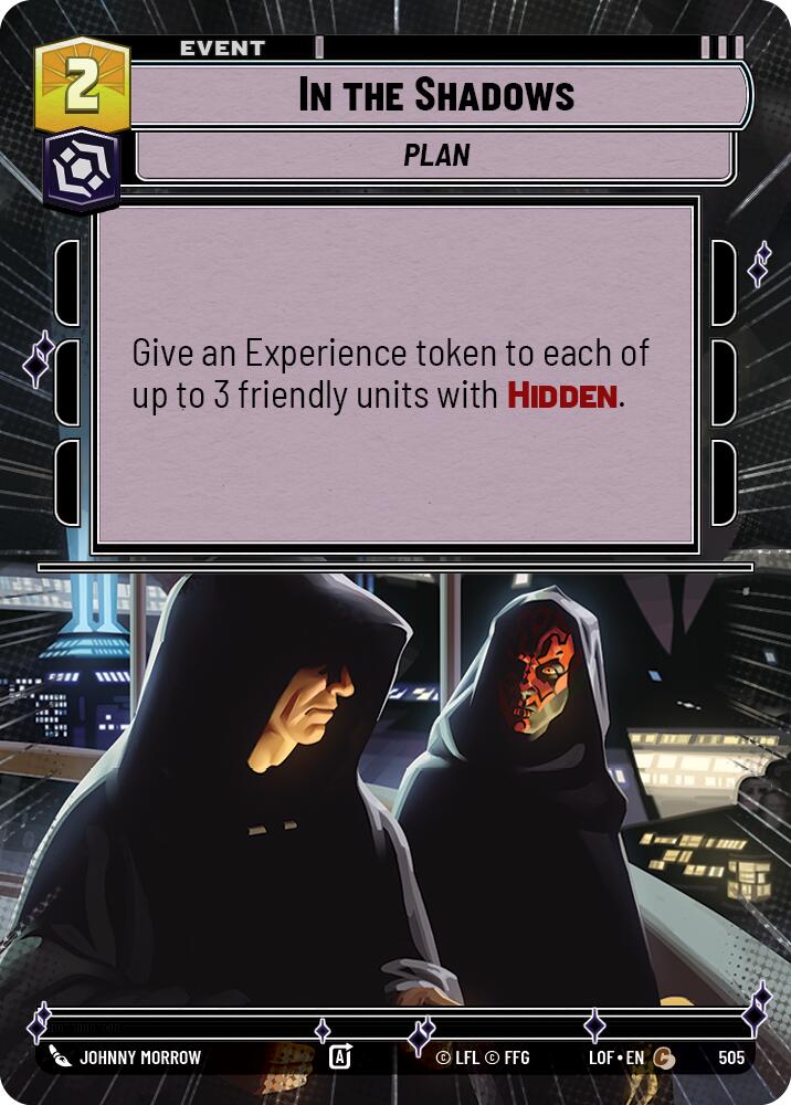 In the Shadows (505) (Hyperspace) (505) [Legends of the Force] | Exor Games New Glasgow