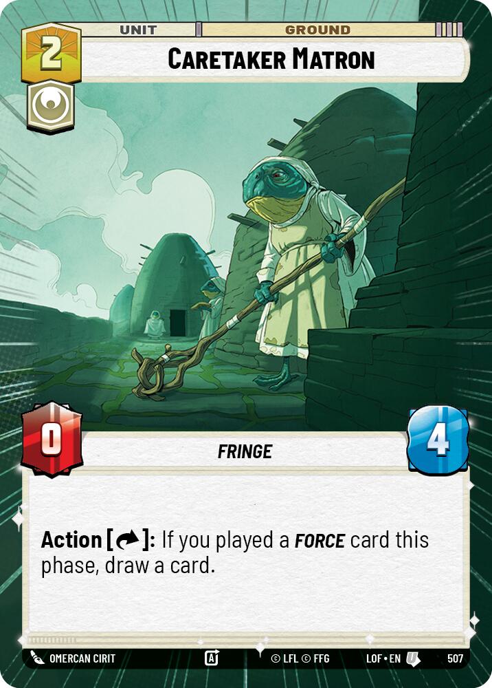 Caretaker Matron (507) (Hyperspace) (507) [Legends of the Force] | Exor Games New Glasgow