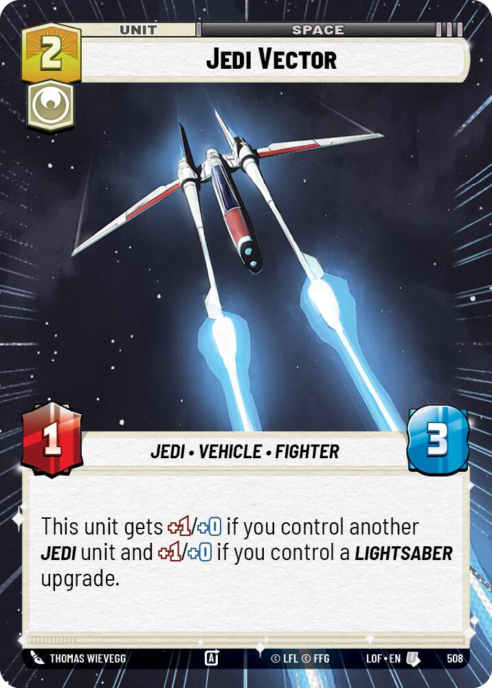 Jedi Vector (508) (Hyperspace) (508) [Legends of the Force] | Exor Games New Glasgow