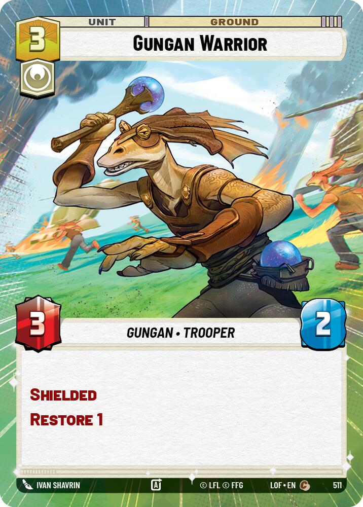 Gungan Warrior (511) (Hyperspace) (511) [Legends of the Force] | Exor Games New Glasgow