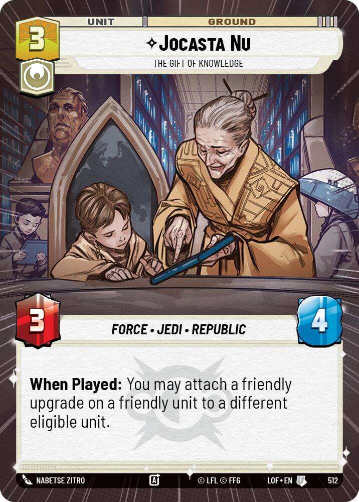 Jocasta Nu - The Gift of Knowledge (512) (Hyperspace) (512) [Legends of the Force] | Exor Games New Glasgow