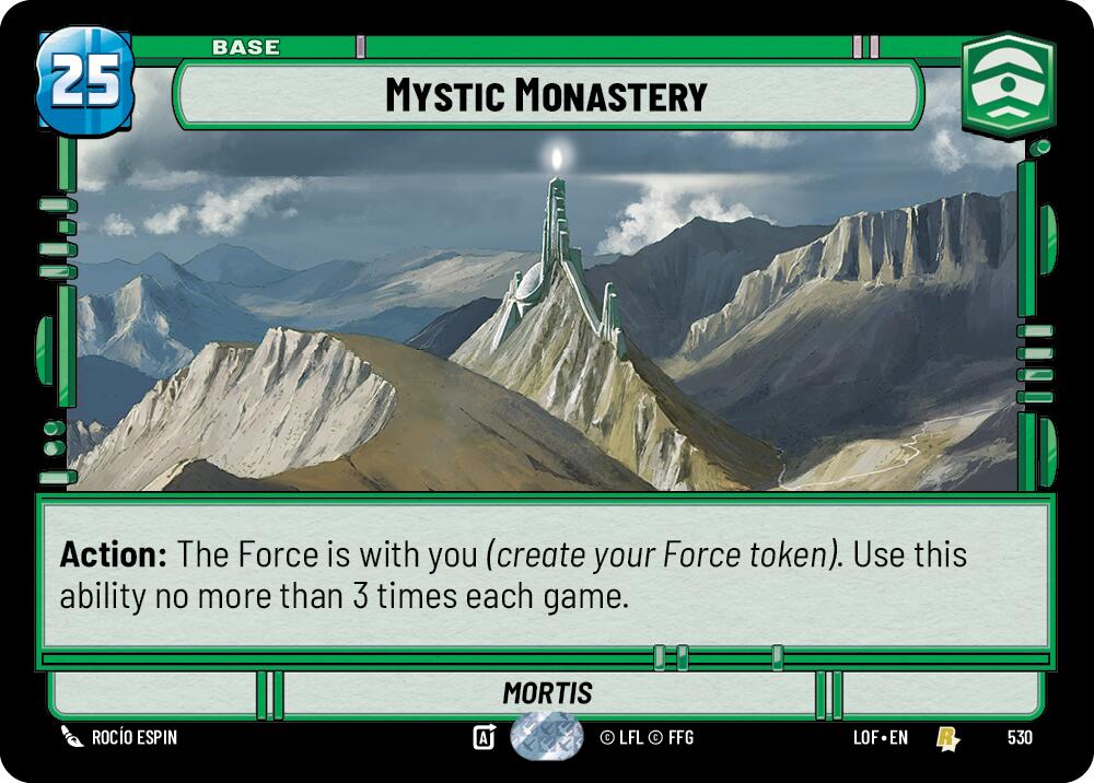 Mystic Monastery (530) (Foil) (530) [Legends of the Force] | Exor Games New Glasgow