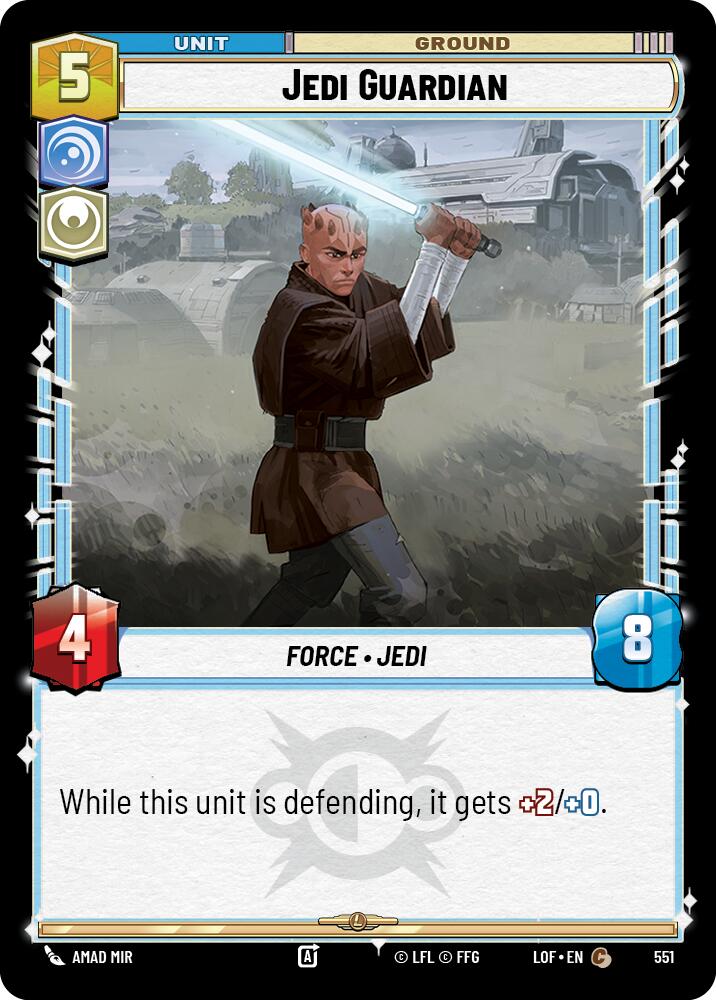 Jedi Guardian (551) (Foil) (551) [Legends of the Force] | Exor Games New Glasgow