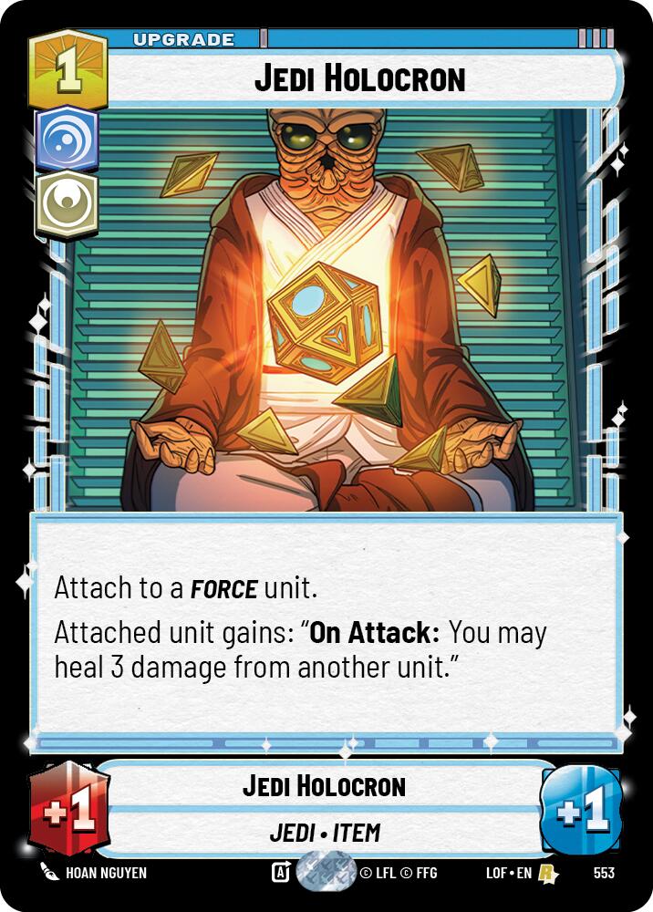 Jedi Holocron (553) (Foil) (553) [Legends of the Force] | Exor Games New Glasgow