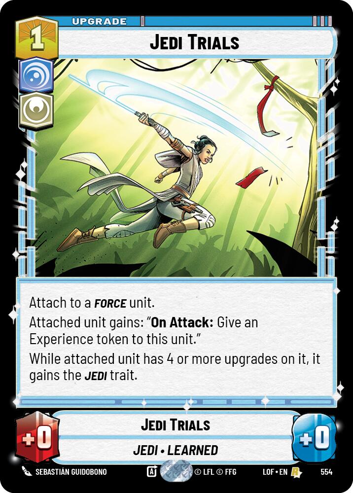 Jedi Trials (554) (Foil) (554) [Legends of the Force] | Exor Games New Glasgow