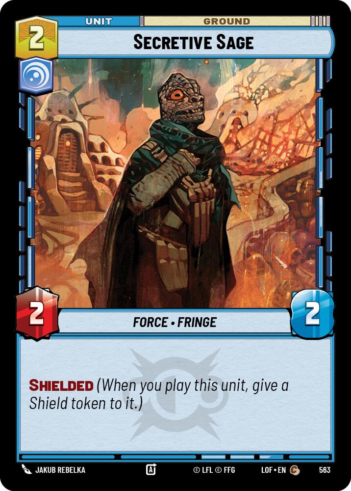 Secretive Sage (563) (Foil) (563) [Legends of the Force] | Exor Games New Glasgow