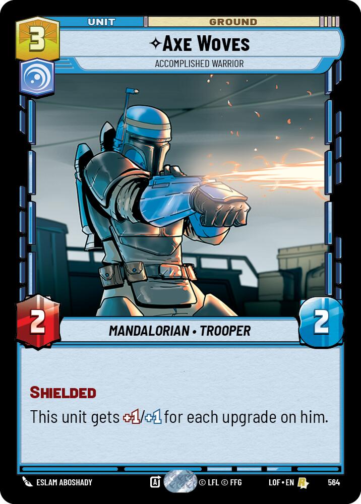 Axe Woves - Accomplished Warrior (564) (Foil) (564) [Legends of the Force] | Exor Games New Glasgow