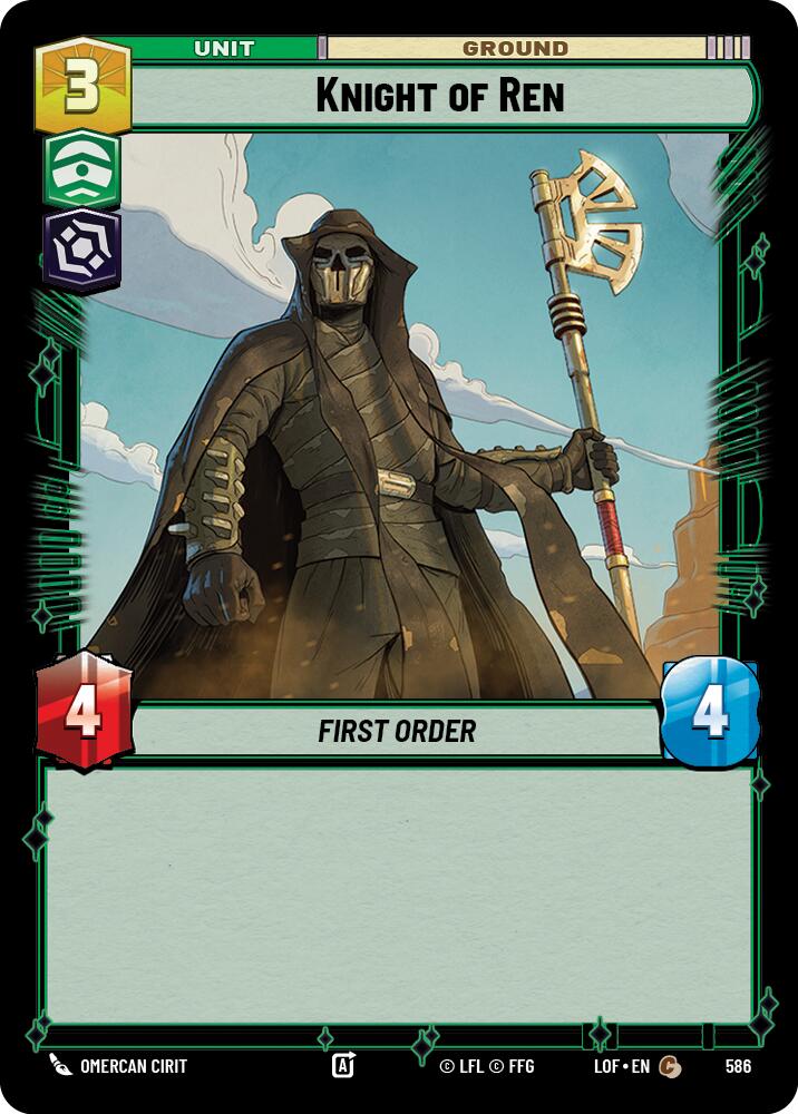 Knight of Ren (586) (Foil) (586) [Legends of the Force] | Exor Games New Glasgow