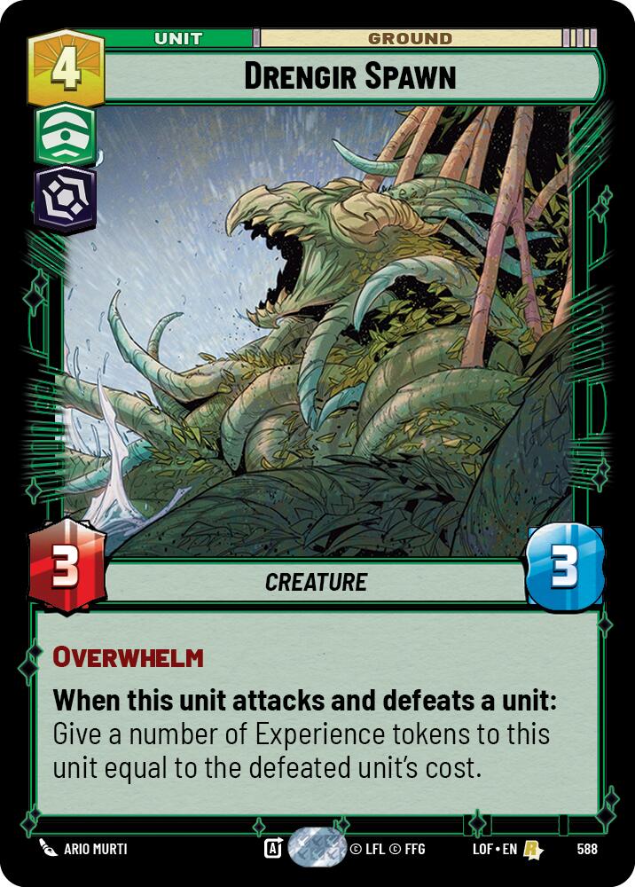 Drengir Spawn (588) (Foil) (588) [Legends of the Force] | Exor Games New Glasgow