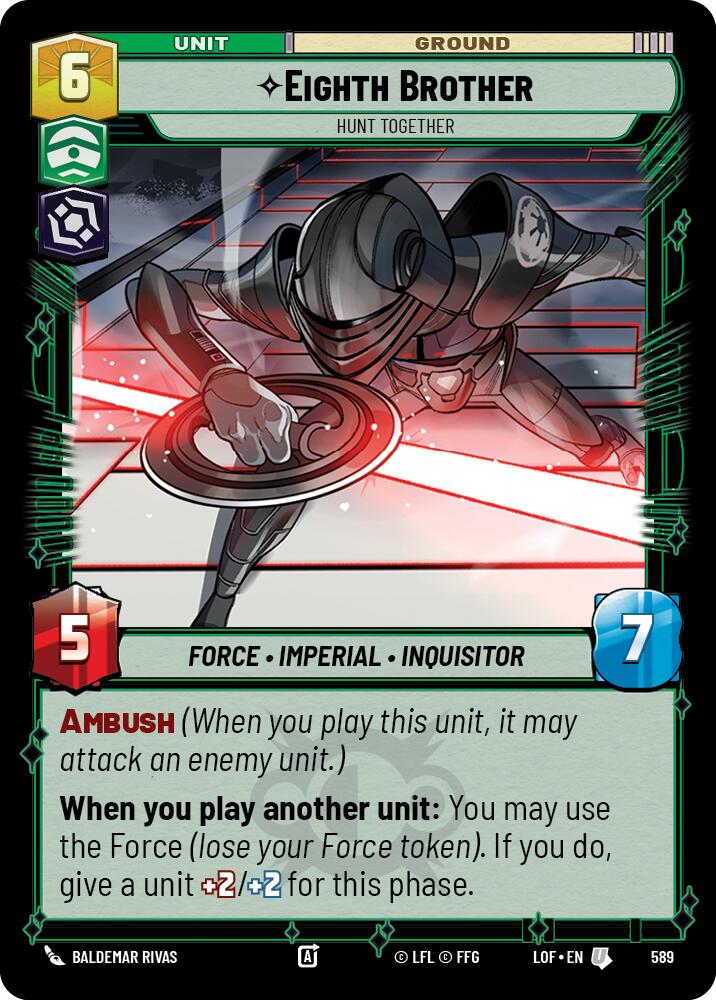 Eighth Brother - Hunt Together (589) (Foil) (589) [Legends of the Force] | Exor Games New Glasgow
