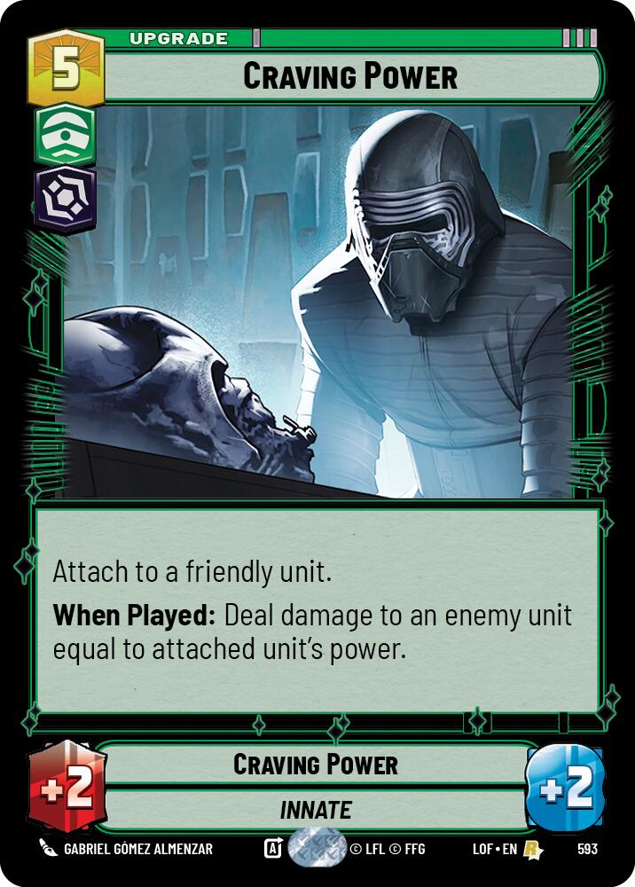 Craving Power (593) (Foil) (593) [Legends of the Force] | Exor Games New Glasgow