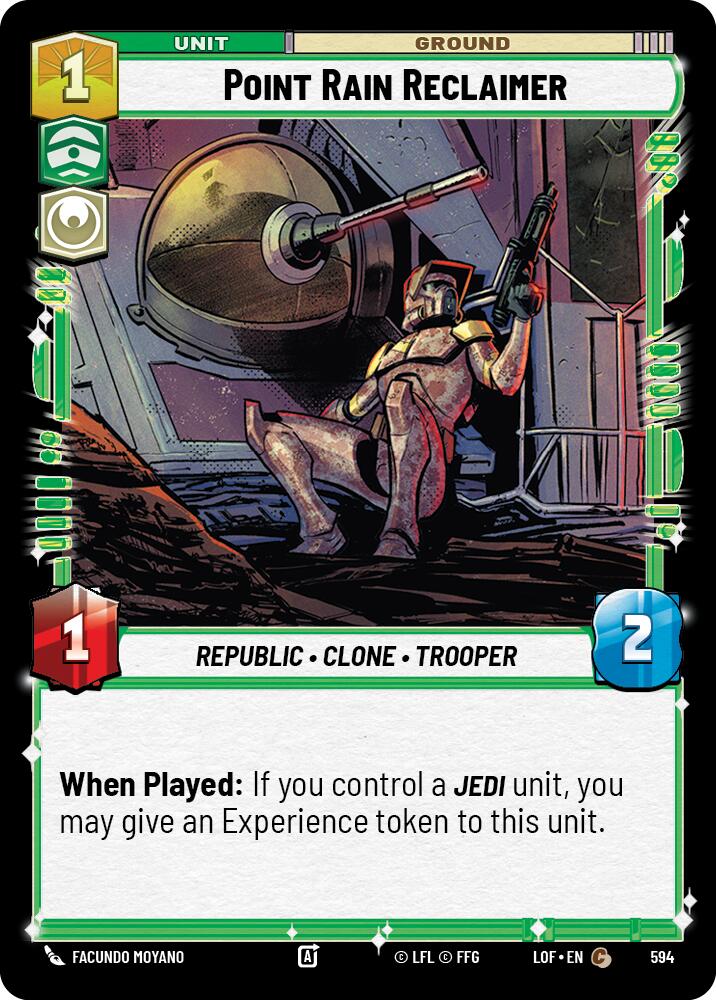 Point Rain Reclaimer (594) (Foil) (594) [Legends of the Force] | Exor Games New Glasgow