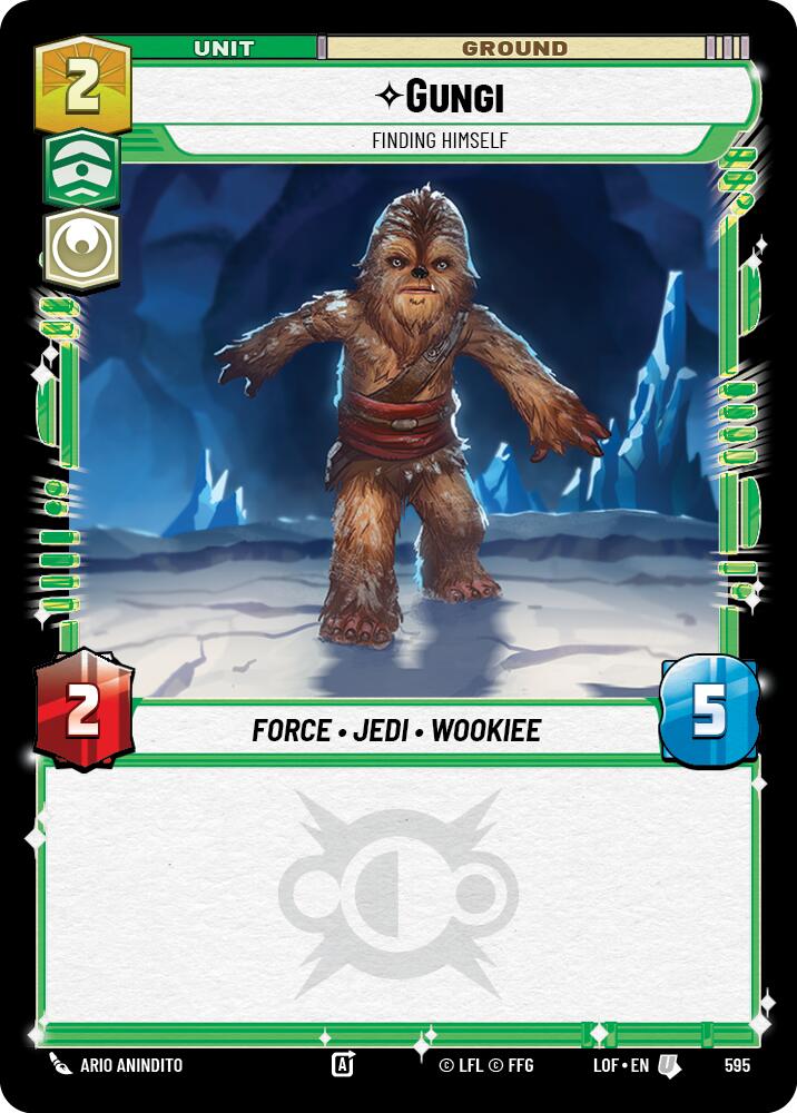 Gungi - Finding Himself (595) (Foil) (595) [Legends of the Force] | Exor Games New Glasgow