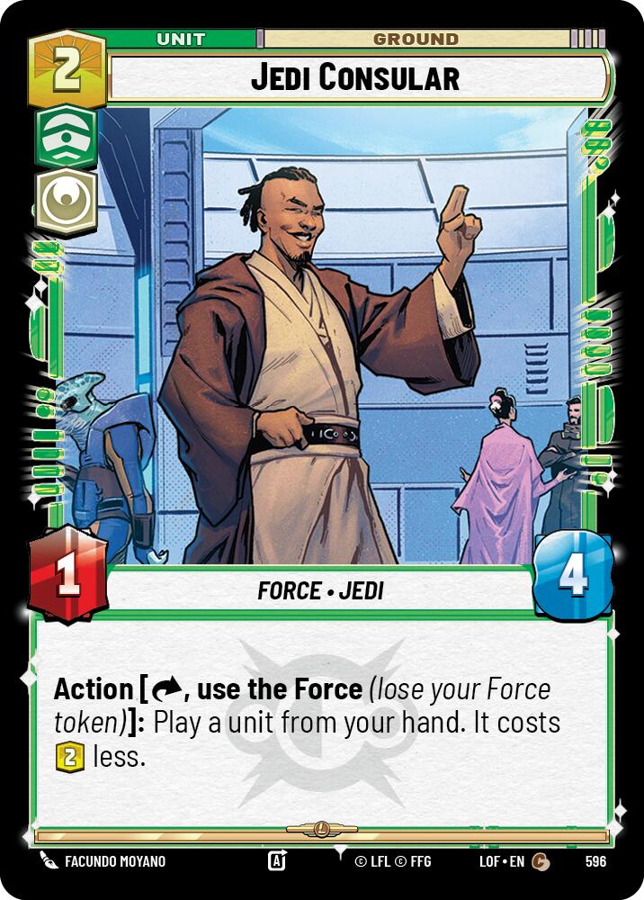 Jedi Consular (596) (Foil) (596) [Legends of the Force] | Exor Games New Glasgow