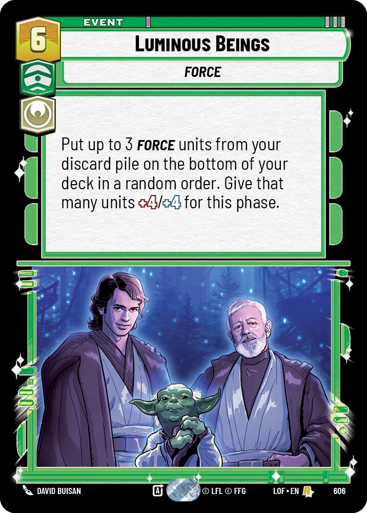Luminous Beings (606) (Foil) (606) [Legends of the Force] | Exor Games New Glasgow