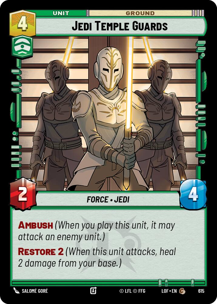 Jedi Temple Guards (615) (Foil) (615) [Legends of the Force] | Exor Games New Glasgow