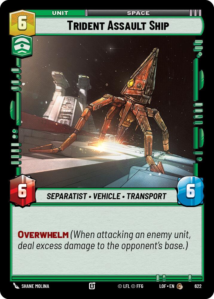 Trident Assault Ship (622) (Foil) (622) [Legends of the Force] | Exor Games New Glasgow