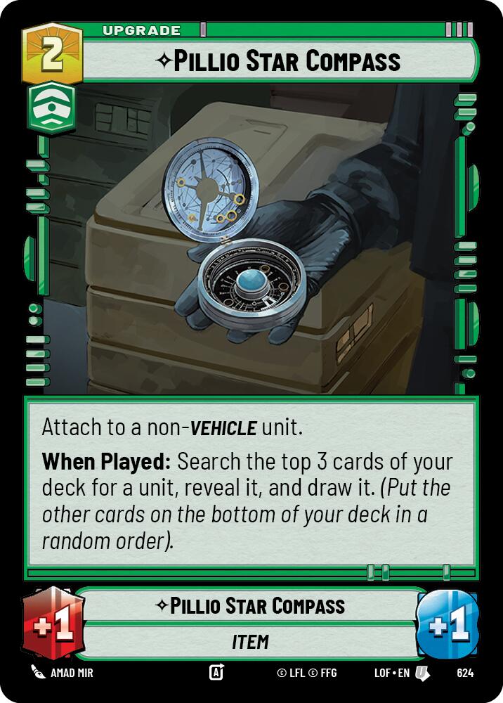 Pillio Star Compass (624) (Foil) (624) [Legends of the Force] | Exor Games New Glasgow