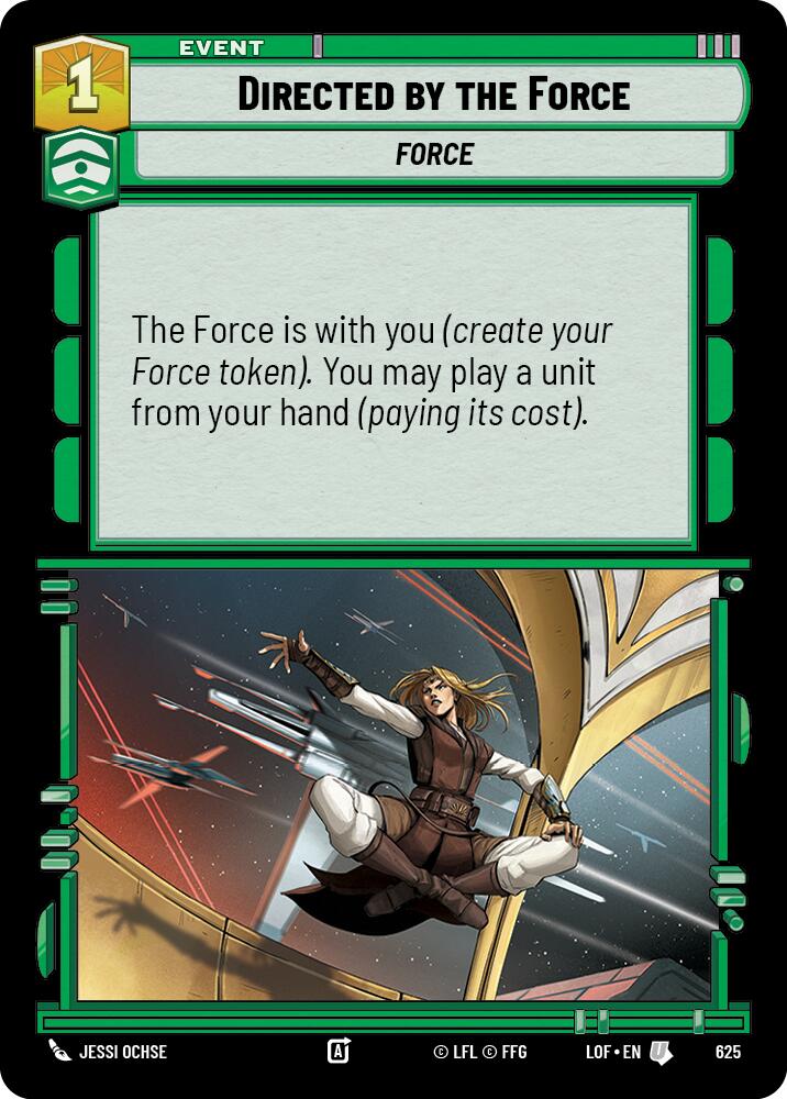 Directed by the Force (625) (Foil) (625) [Legends of the Force] | Exor Games New Glasgow