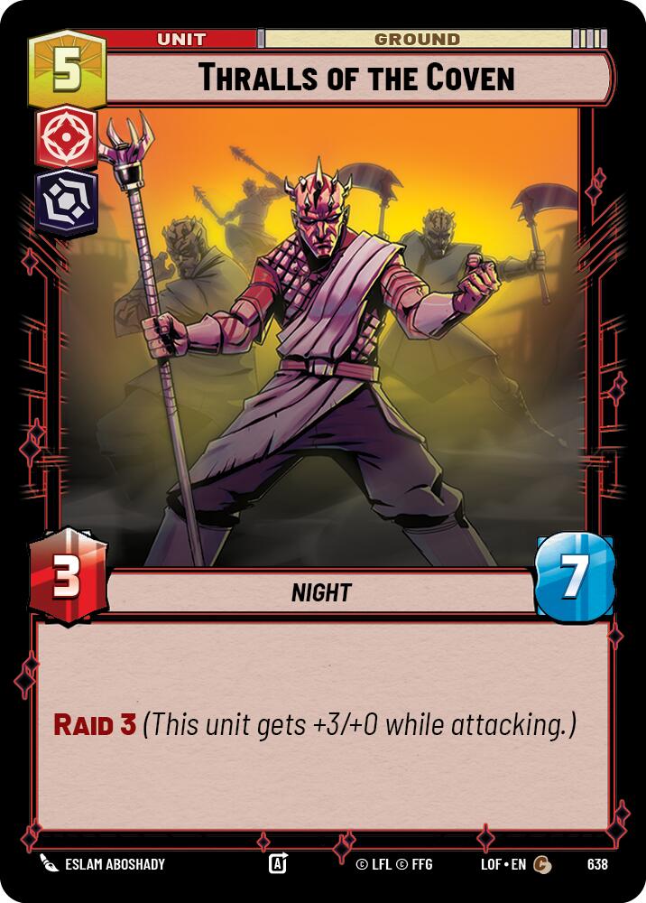 Thralls of the Coven (638) (Foil) (638) [Legends of the Force] | Exor Games New Glasgow