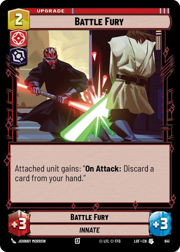 Battle Fury (641) (Foil) (641) [Legends of the Force] | Exor Games New Glasgow