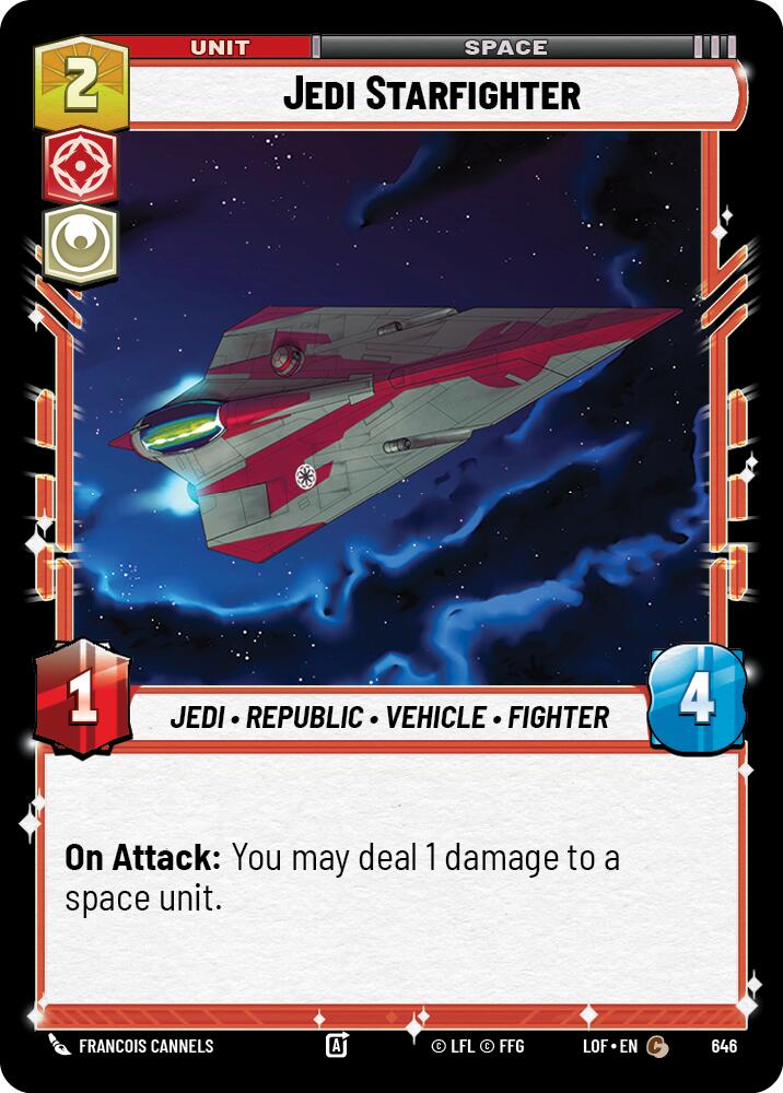 Jedi Starfighter (646) (Foil) (646) [Legends of the Force] | Exor Games New Glasgow