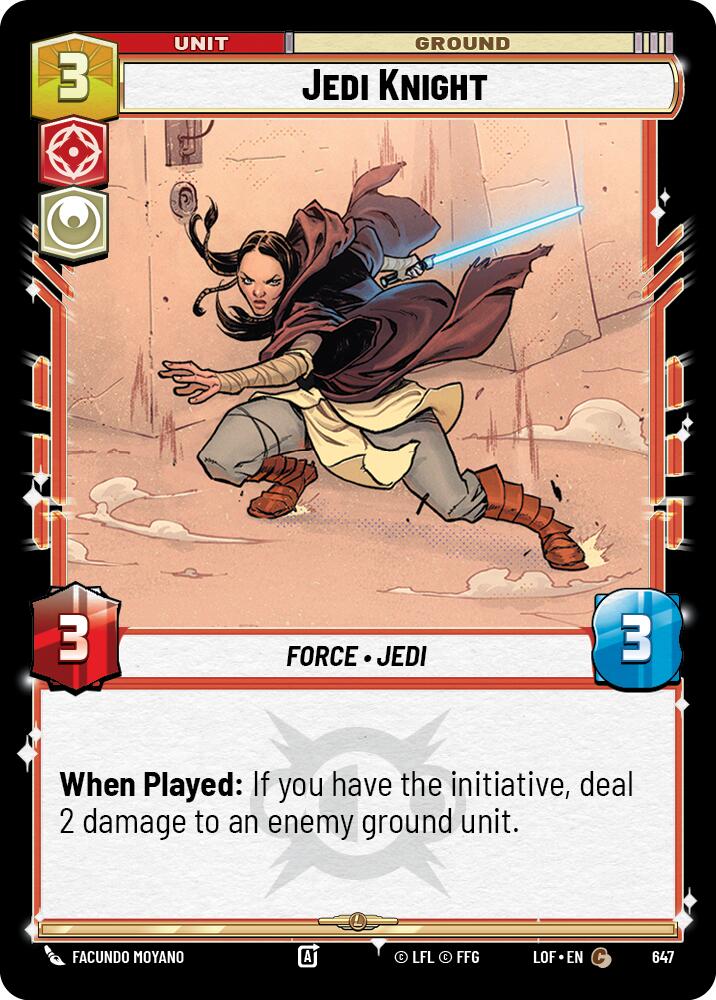 Jedi Knight (647) (Foil) (647) [Legends of the Force] | Exor Games New Glasgow