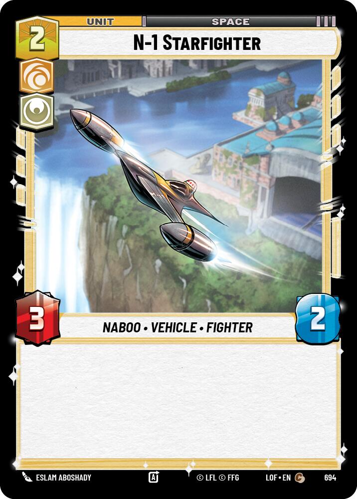 N-1 Starfighter (694) (Foil) (694) [Legends of the Force] | Exor Games New Glasgow