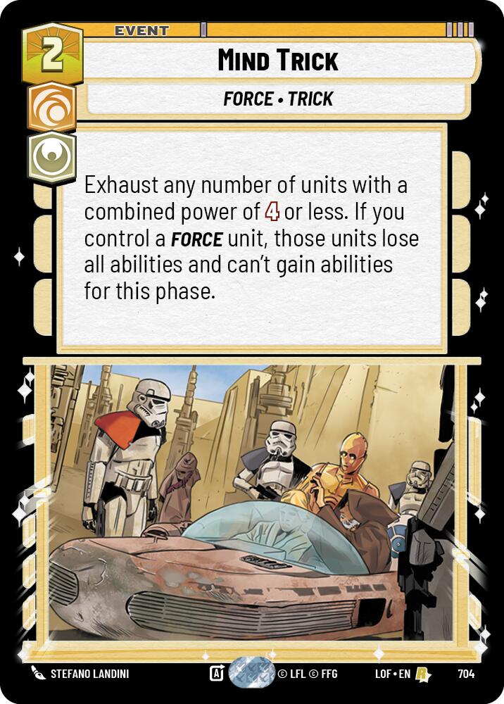 Mind Trick (704) (Foil) (704) [Legends of the Force] | Exor Games New Glasgow