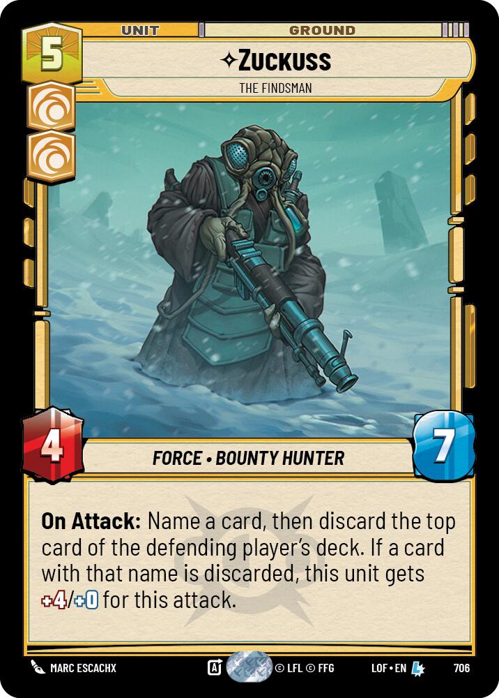 Zuckuss - The Findsman (706) (Foil) (706) [Legends of the Force] | Exor Games New Glasgow