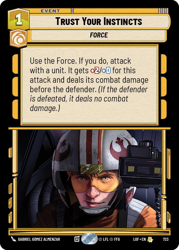 Trust Your Instincts (723) (Foil) (723) [Legends of the Force] | Exor Games New Glasgow