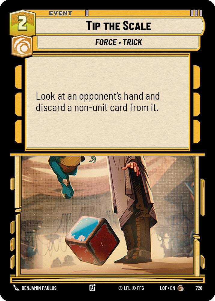 Tip the Scale (728) (Foil) (728) [Legends of the Force] | Exor Games New Glasgow