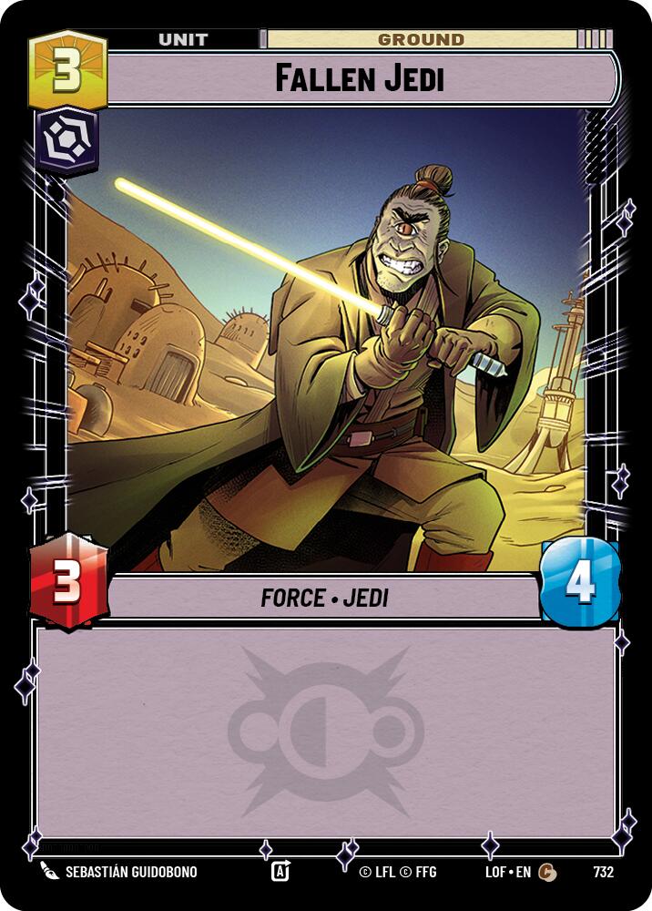 Fallen Jedi (732) (Foil) (732) [Legends of the Force] | Exor Games New Glasgow