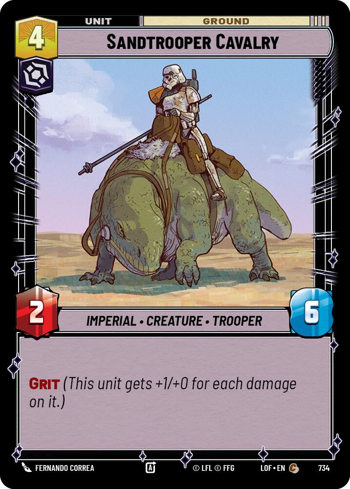 Sandtrooper Cavalry (734) (Foil) (734) [Legends of the Force] | Exor Games New Glasgow
