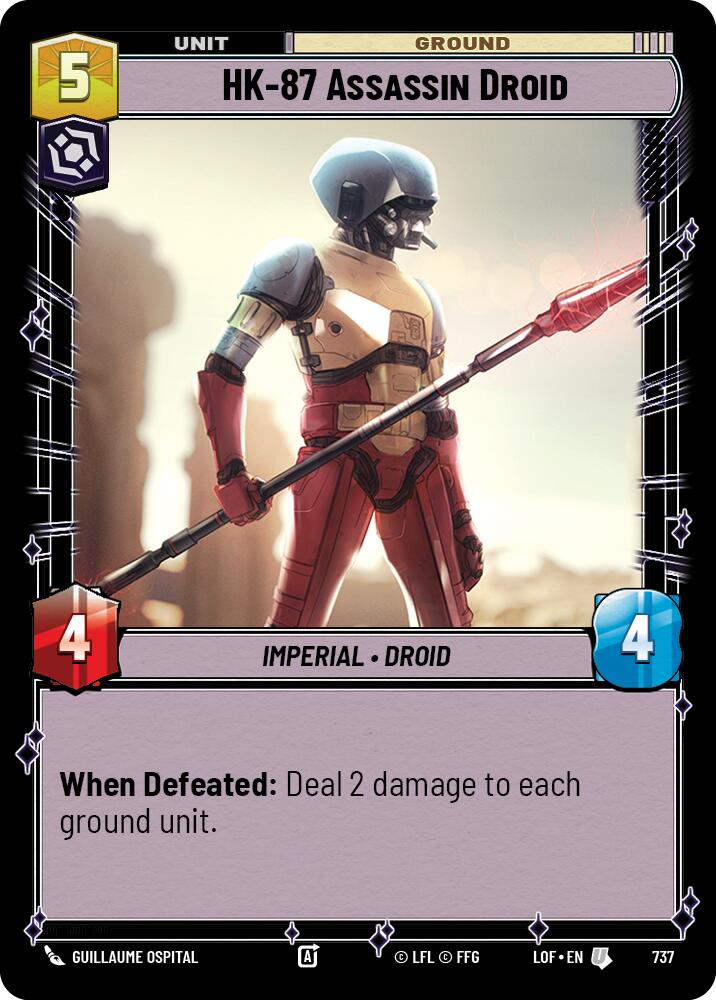 HK-87 Assassin Droid (737) (Foil) (737) [Legends of the Force] | Exor Games New Glasgow