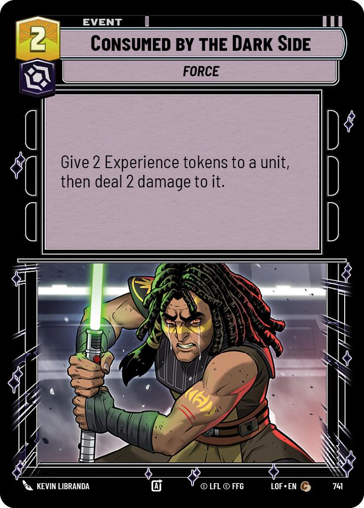 Consumed by the Dark Side (741) (Foil) (741) [Legends of the Force] | Exor Games New Glasgow
