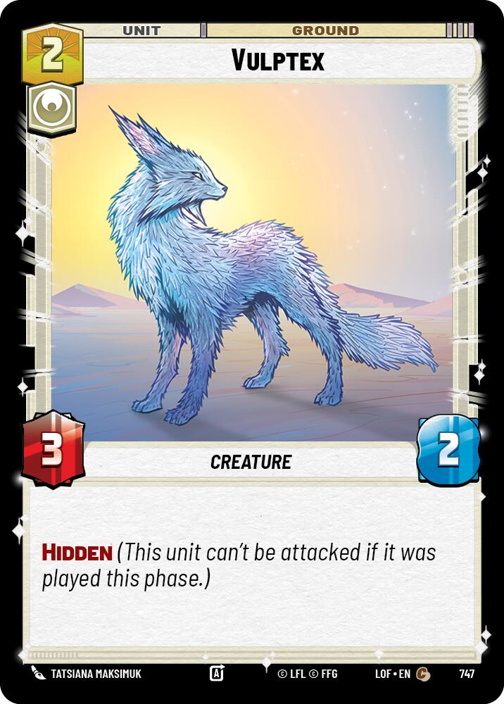 Vulptex (747) (Foil) (747) [Legends of the Force] | Exor Games New Glasgow