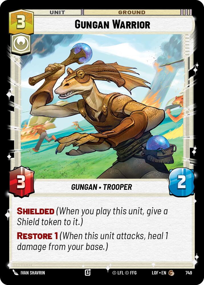 Gungan Warrior (749) (Foil) (749) [Legends of the Force] | Exor Games New Glasgow