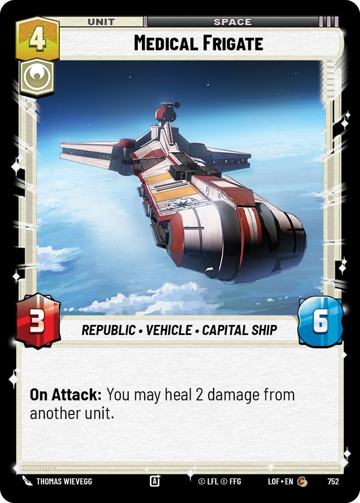 Medical Frigate (752) (Foil) (752) [Legends of the Force] | Exor Games New Glasgow
