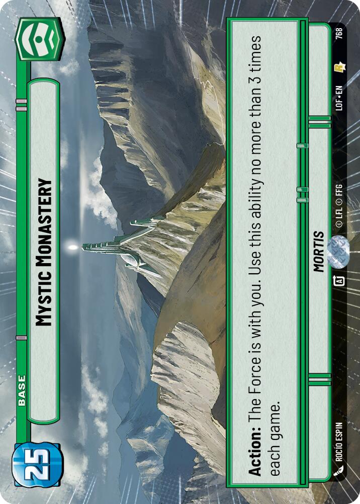 Mystic Monastery (768) (Hyperspace Foil) (768) [Legends of the Force] | Exor Games New Glasgow