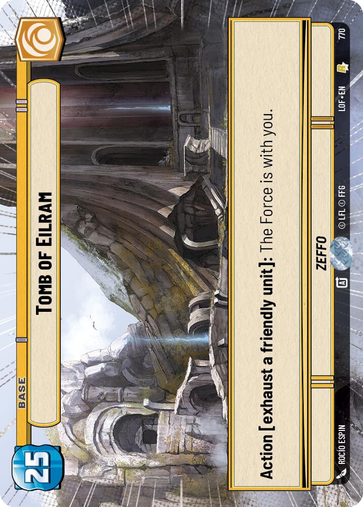 Tomb of Eilram (770) (Hyperspace Foil) (770) [Legends of the Force] | Exor Games New Glasgow