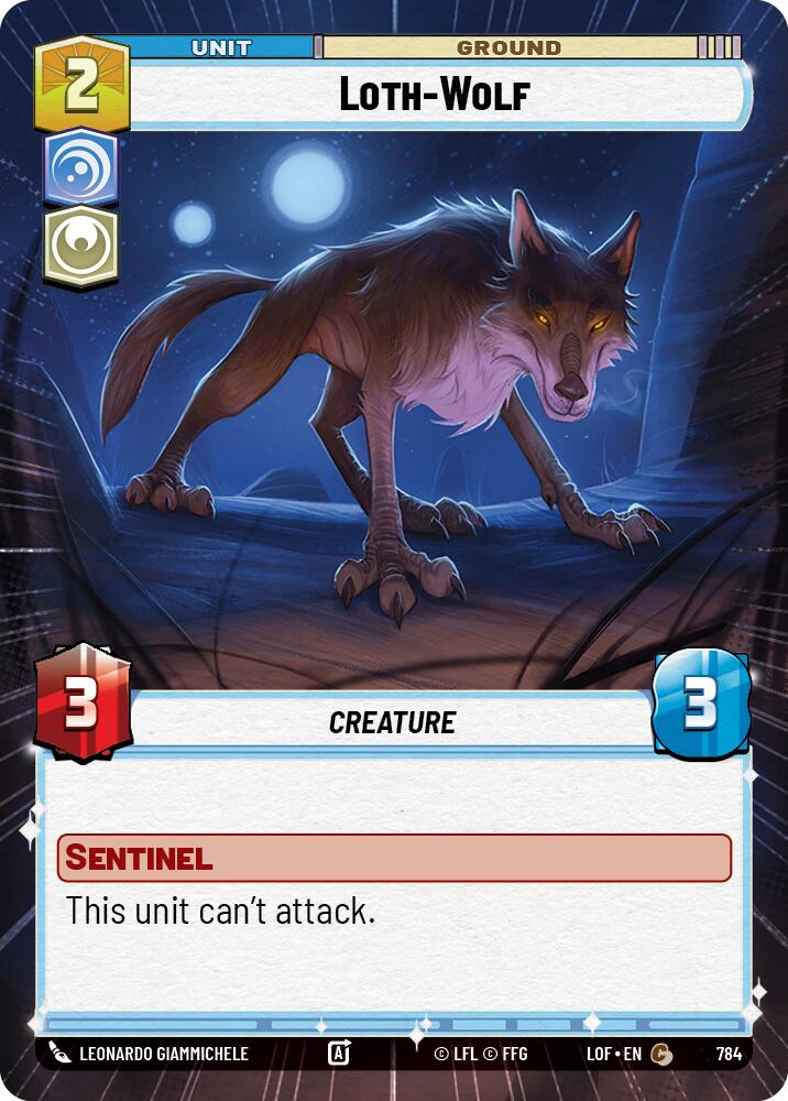 Loth-Wolf (784) (Hyperspace Foil) (784) [Legends of the Force] | Exor Games New Glasgow